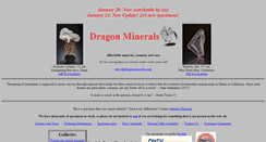 Desktop Screenshot of dragon-minerals.com